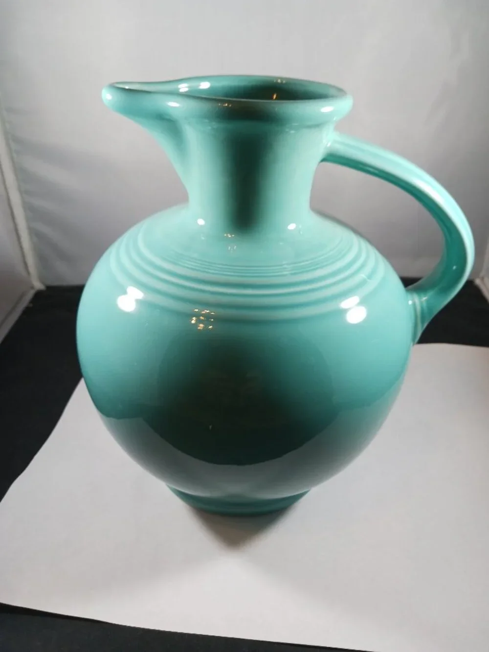 Vintage Fiesta Ware Blue Large Carafe